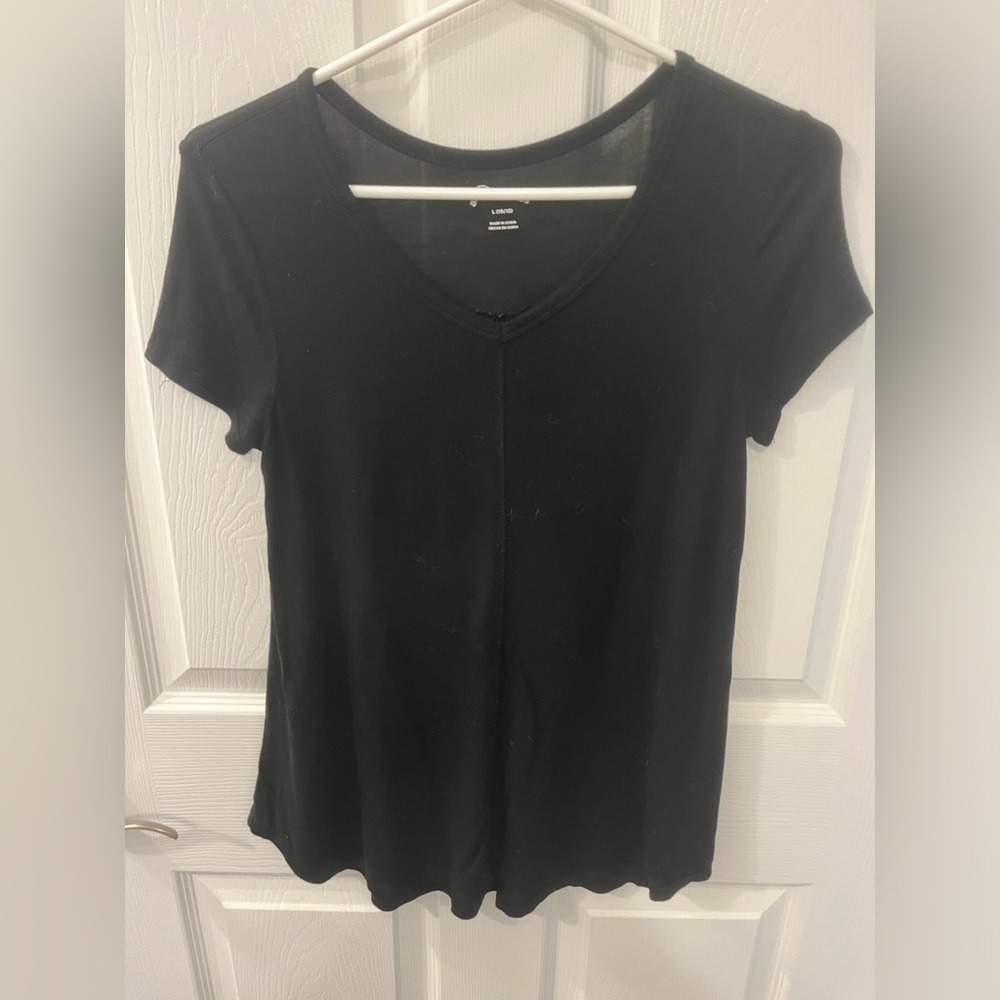 Art Class girls size large black tunic top